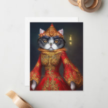 Fantasy Cat Notecard #SA4