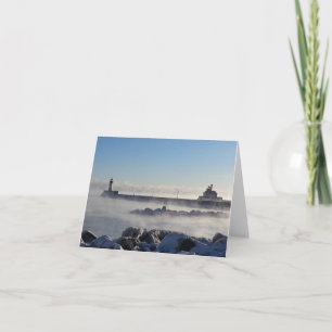 Cartão De Notas Farol do Canal Park do Minnesota