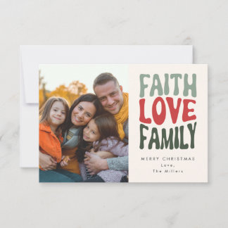 Cartão De Notas Fé, Amor, Família - retrorreflectores antigos