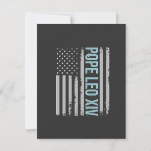 Cartão De Notas Fé Cristã da Igreja Católica do Papa Leão American