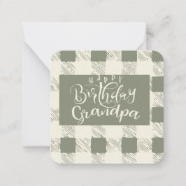 Cartão De Notas Feliz Aniversário Avô