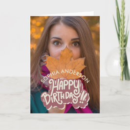 Cartão De Notas Feliz aniversário personalizável