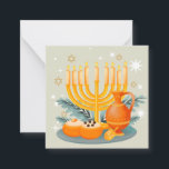 Cartão De Notas Feliz Chanuká<br><div class="desc">Feliz Chanuká</div>