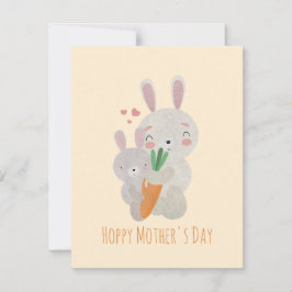 Cartão De Notas Feliz Dia das Mães Saltitante