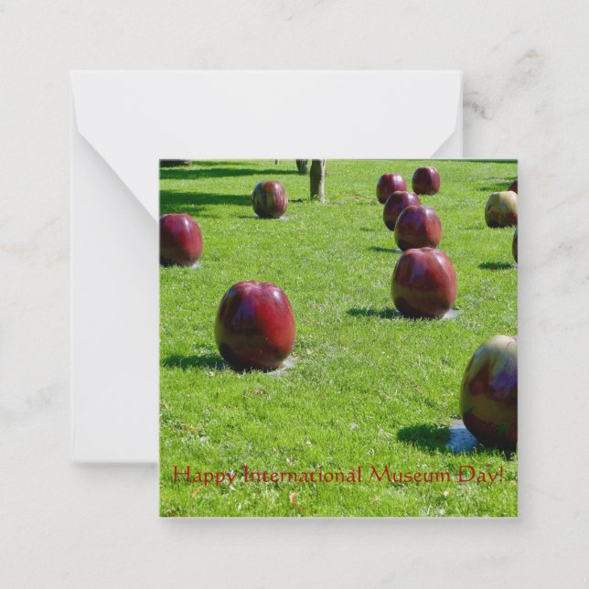 Cartão De Notas Feliz Dia do Museu Internacional! (Frente)