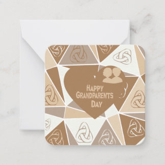 Cartão De Notas Feliz Dia dos Avós