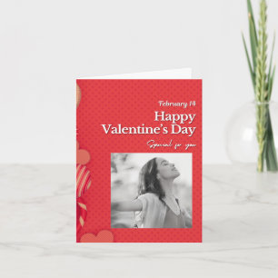 Cartão De Notas Feliz dia dos namorados Foto Personalizada Coraçõe
