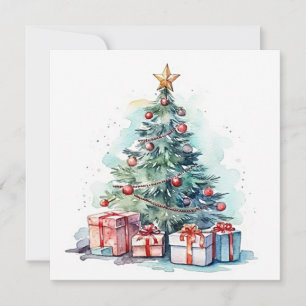 Cartão De Notas "Feliz e Brilho: Celebrações de Natal Feliz"