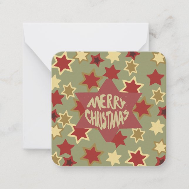 Cartão De Notas Feliz Natal : (Frente)