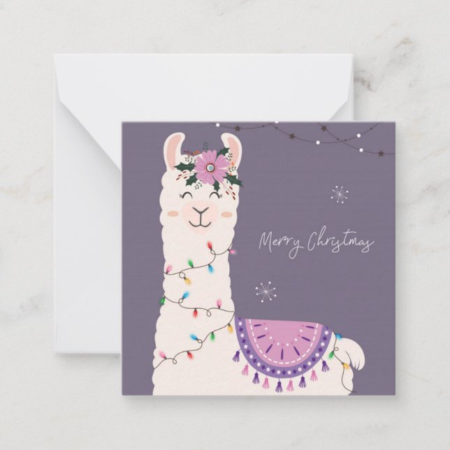 Cartão De Notas Feliz Natal (Frente)