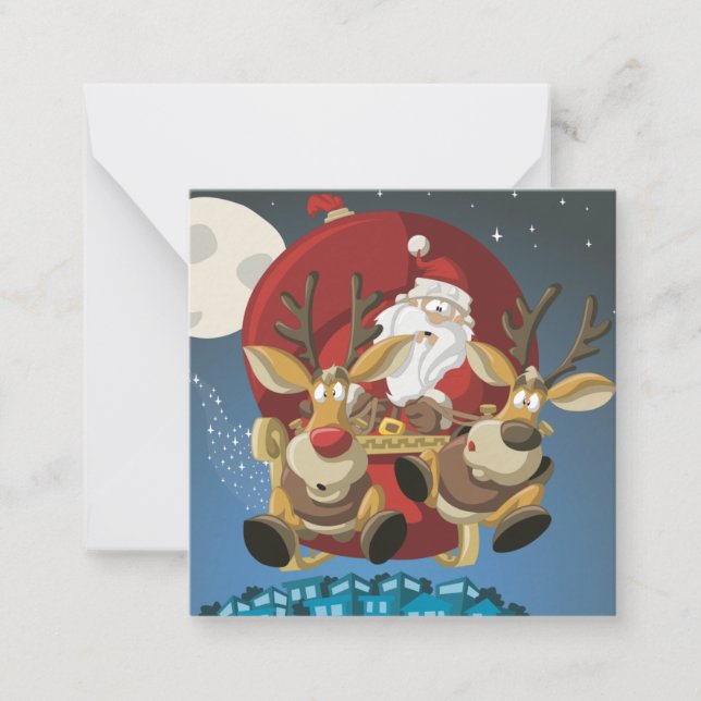 Cartão De Notas Feliz Natal (Frente)