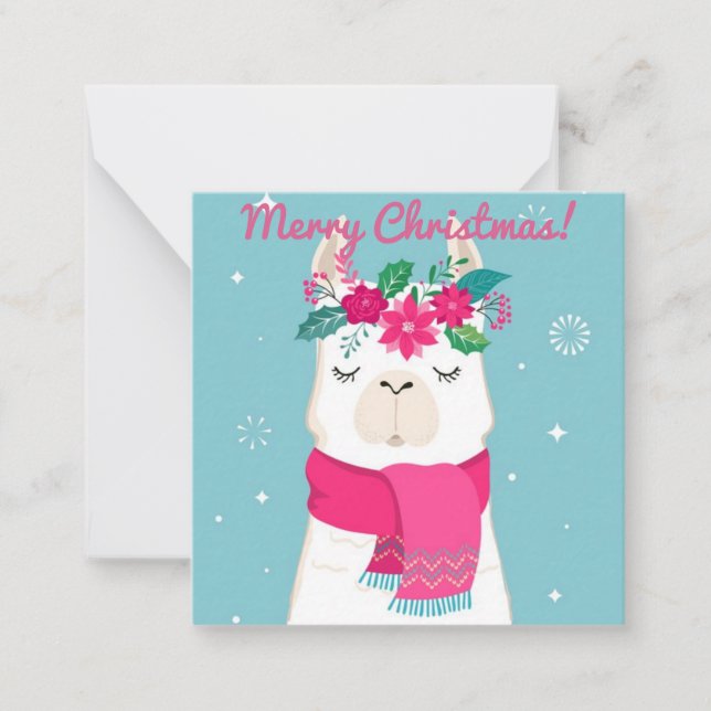 Cartão De Notas Feliz Natal (Frente)