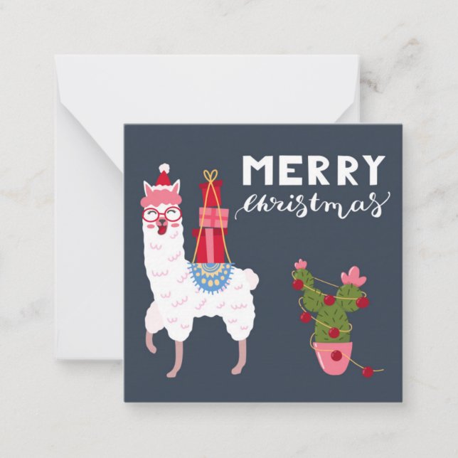 Cartão De Notas Feliz Natal (Frente)