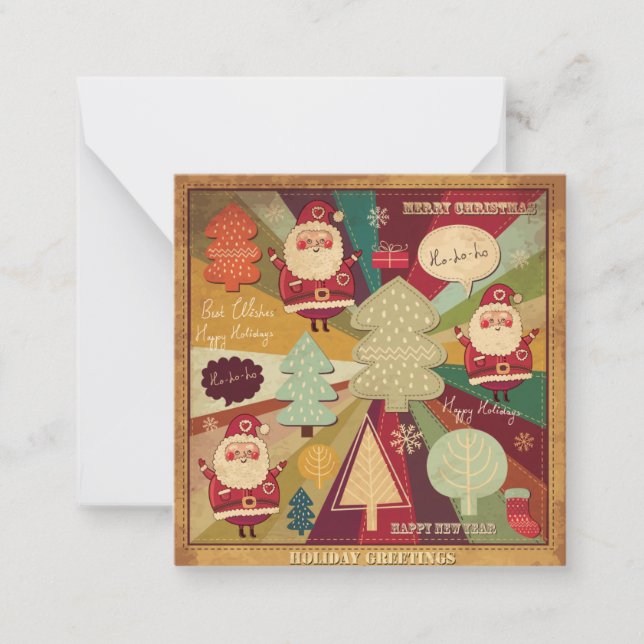 Cartão De Notas Feliz Natal (Frente)