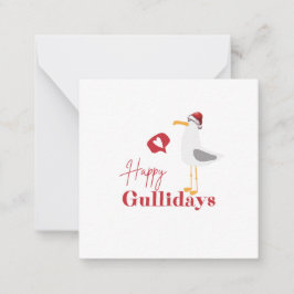 Cartão De Notas Feliz Natal dos Gullidays