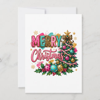 Cartão De Notas Feliz Natal Elegante