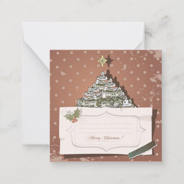 Cartão De Notas Feliz Natal/Felizes Festas (Frente)