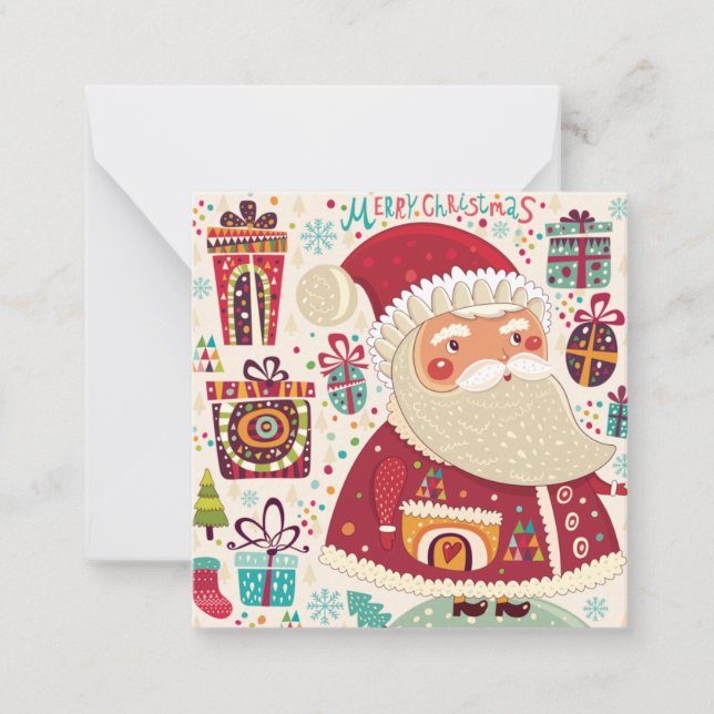 Cartão De Notas Feliz Natal/Felizes Festas (Frente)