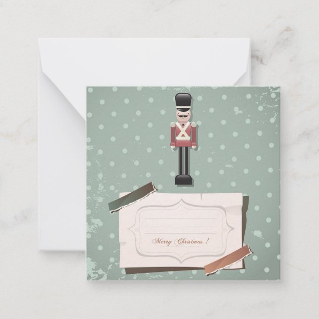 Cartão De Notas Feliz Natal/Férias Felizes (Frente)