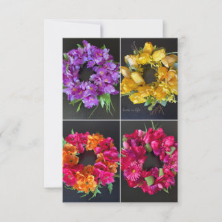 Cartão De Notas Feliz Primavera Wreouts