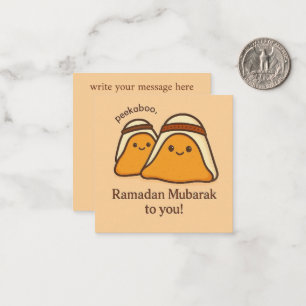 Cartão De Notas Feliz Ramadan Mubarak Para Você