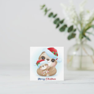 Cartão De Notas Feliz Slothmas
