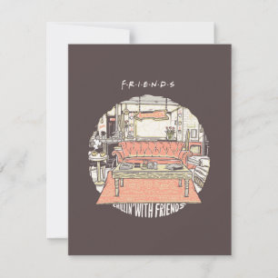 Cartão De Notas Filmando com Cartoon FRIENDS™