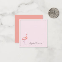Flamingo Rosa Aquarela Personalizado