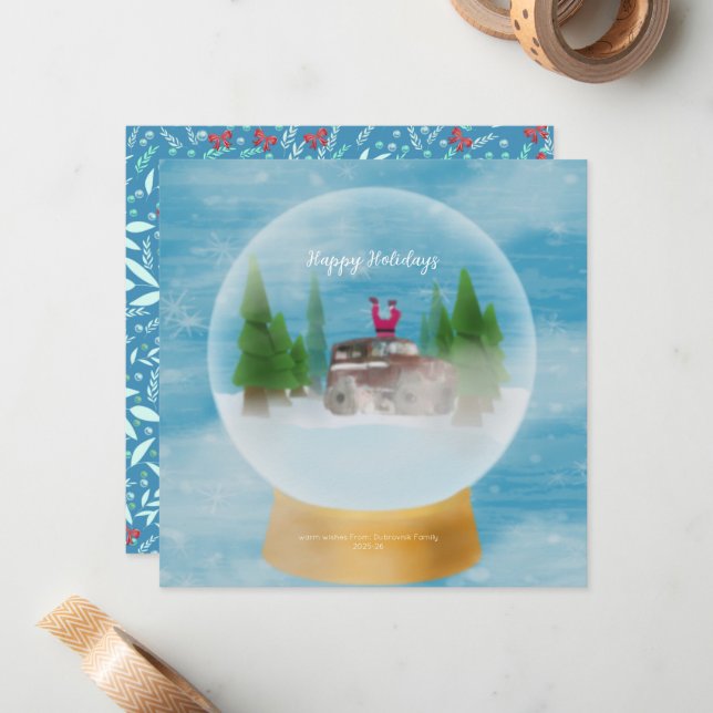 Cartão De Notas Flat Note Card (Frente/Verso In Situ)