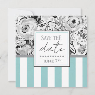 Cartão De Notas Flat Note Card - Save the Date
