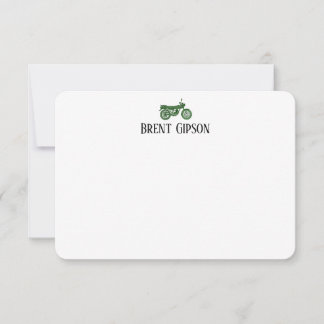 Cartão De Notas Flat Stationary Note Card