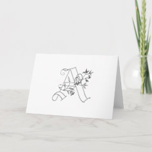 Cartão De Notas Floral A Notecard