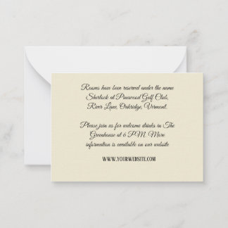 Cartão De Notas floral rosa com simples casamento rústico moderno