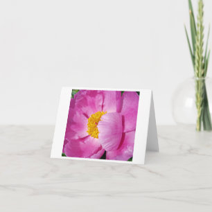 Cartão De Notas Floral rosa e amarela