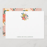 Flores Botânicas Amarelas Boho Blush Personalizada