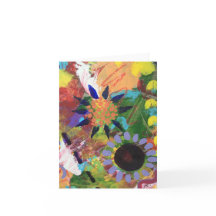 Flores de Abstrato de placa de anotação dobradas,