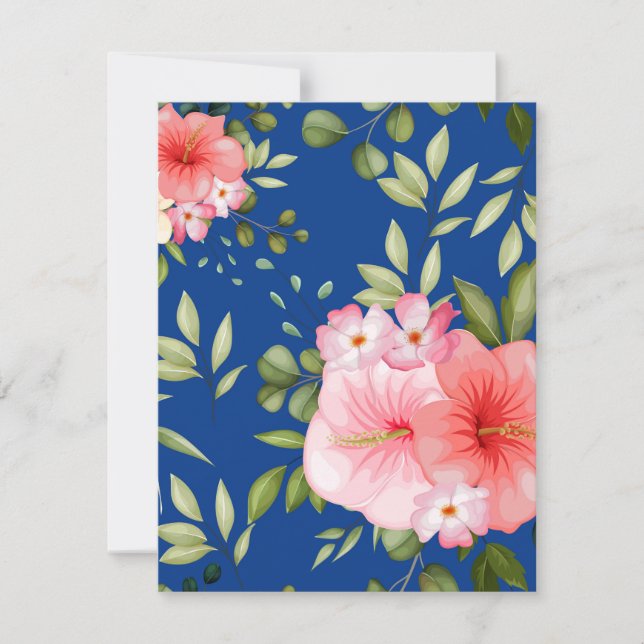 Cartão De Notas Flores de Aquarela 21 (Frente)