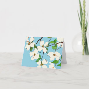 Cartão De Notas flores de madeira