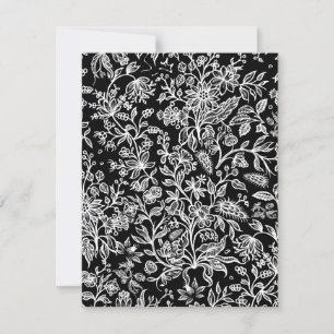 Cartão De Notas Flores decorativas 21