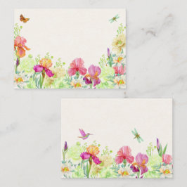 Cartão De Notas Flores florescem