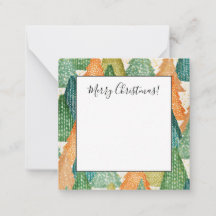 Floresta Colorida de Árvores de Natal Perenes