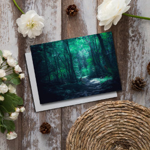 Cartão De Notas Floresta Encantada Fotografia da Natureza da Flore