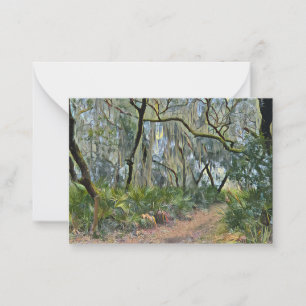 Cartão De Notas Flórida Lace Espanhol Impressionista Arte