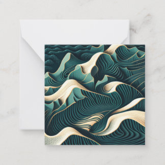 Cartão De Notas Flowing Harmony