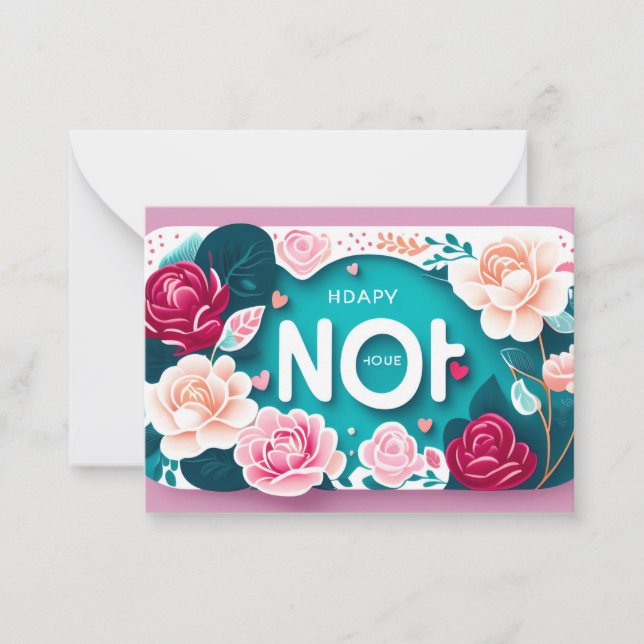 Cartão De Notas Flutter & Grace: Designs de Camisa T da Borboleta  (Frente)