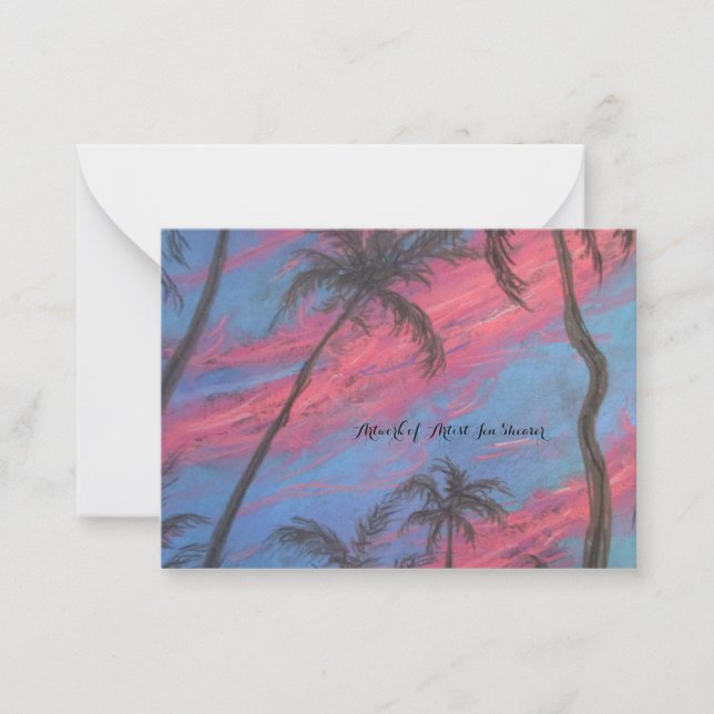 Cartão De Notas Flutuantes para sempre (Frente)