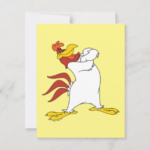 Cartão De Notas Foghorn Leghorn Arms Cruzados