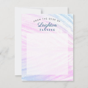 Cartão De Notas Folha Tropical Pintada