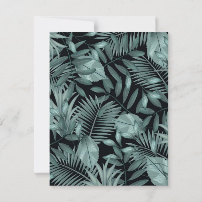 Cartão De Notas Folhas Tropicais 4 (Frente)