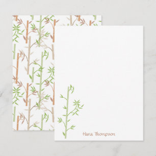 Cartão De Notas Foliage Oriental Foliage Foliage